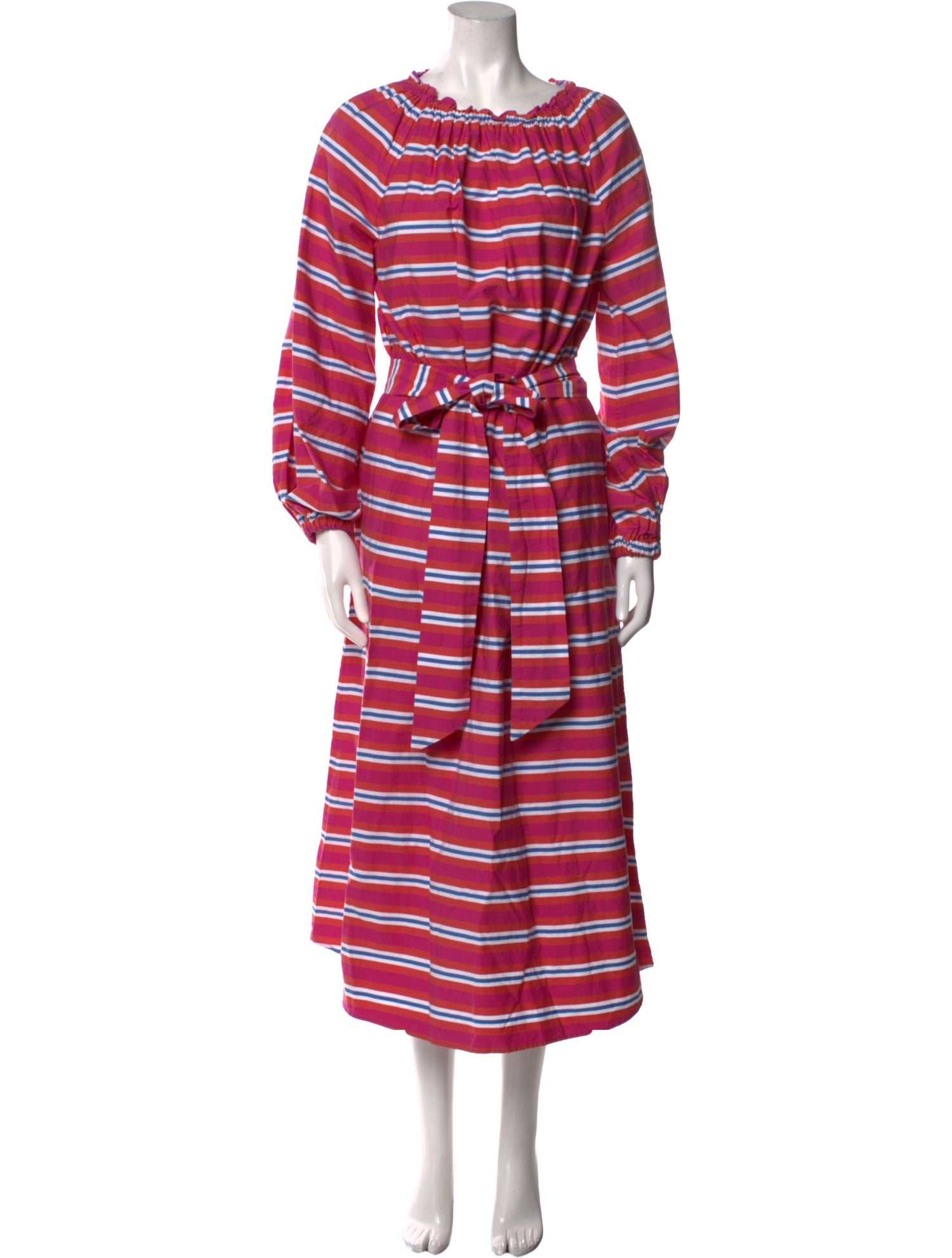 Ann Mashburn Striped Long Dress
